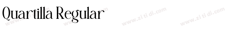 Quartilla Regular字体转换 Quartilla Regular字体转换